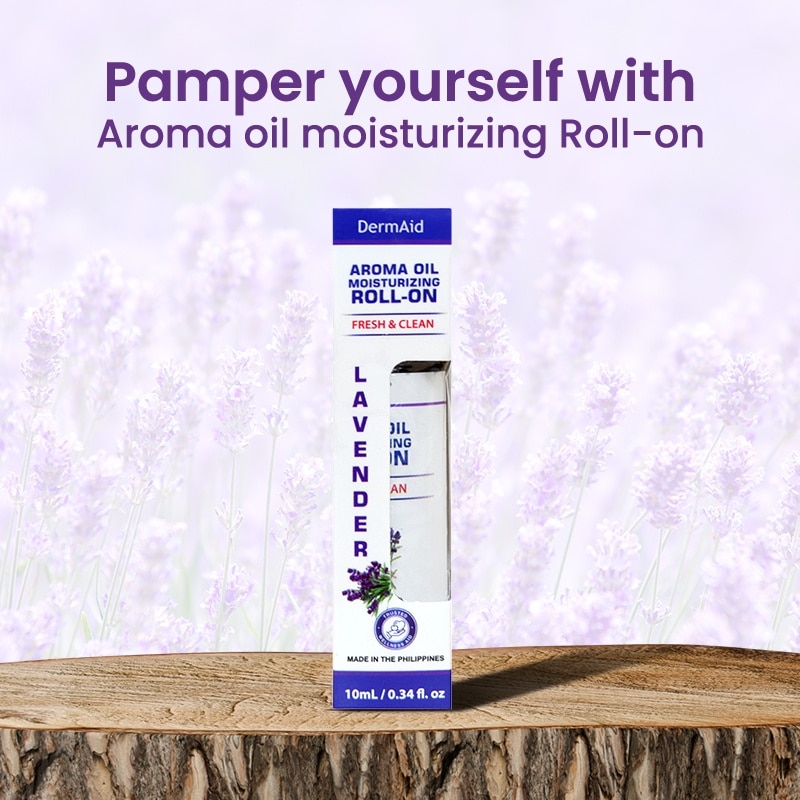 DERMAID Aroma Oil Moisturizing Roll-on Lavender 10ml