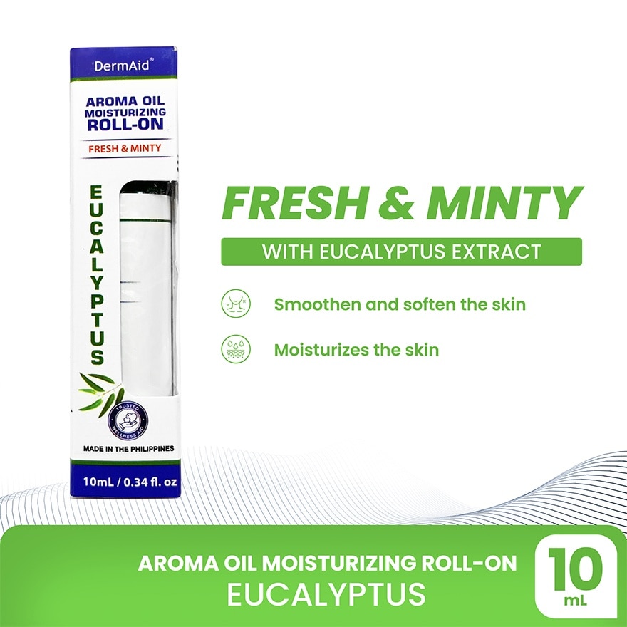 DERMAID Aroma Oil Moisturizing Roll-on Eucalyptus 10ml