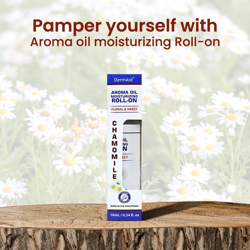 DERMAID Aroma Oil Moisturizing Roll-on Chamomile 10ml image