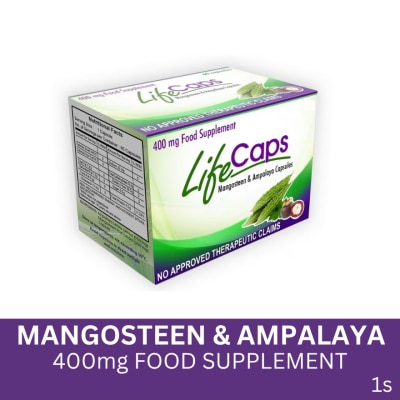 LIFECAPS LIFECAPS Mangosteen and Ampalaya 400mg Food Supplement Sold Per Piece