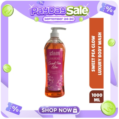 GLAMWORKS Bath and Body Essentials Sweet Pea Scented Body Wash 1L image