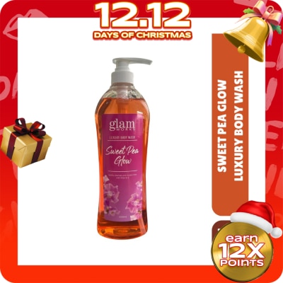 GLAMWORKS Bath and Body Essentials Sweet Pea Scented Body Wash 1L