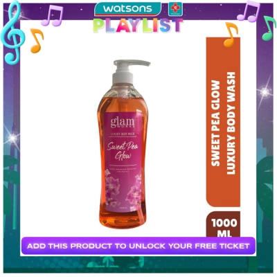 GLAMWORKS Bath and Body Essentials Sweet Pea Scented Body Wash 1L