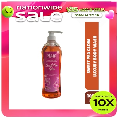 GLAMWORKS - Bath and Body Essentials Sweet Pea Scented Body Wash 1L
