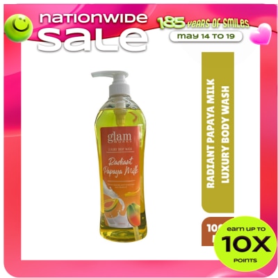 GLAMWORKS - Bath and Body Essentials Papaya Milk Scented Body Wash 1L