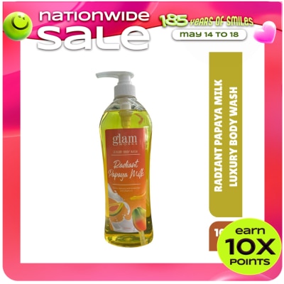 GLAMWORKS - Bath and Body Essentials Papaya Milk Scented Body Wash 1L