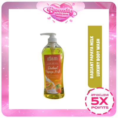 GLAMWORKS - Bath and Body Essentials Papaya Milk Scented Body Wash 1L