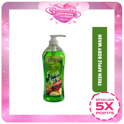GLAMWORKS - Bath and Body Essentials Fresh Apple Scented Body Wash 1L