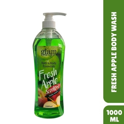 GLAMWORKS Bath and Body Essentials Fresh Apple Scented Body Wash 1L