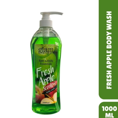 GLAMWORKS - Bath and Body Essentials Fresh Apple Scented Body Wash 1L