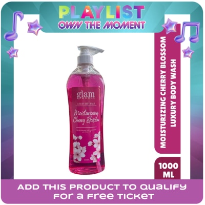 GLAMWORKS - Bath and Body Essentials Cherry Blossom Scented Body Wash 1L