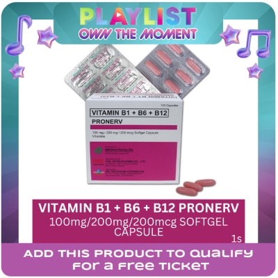 PRONERV - PRONERV Pronerv 100mg/ 200mg/ 200mcg Sold Per Piece