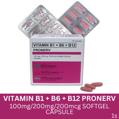 PRONERV PRONERV Pronerv 100mg/ 200mg/ 200mcg Sold Per Piece