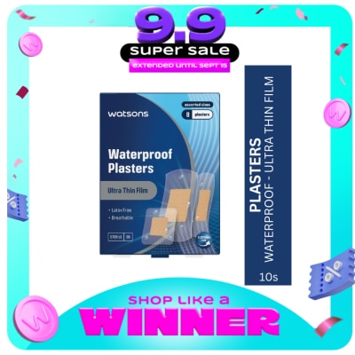 WATSONS - Waterproof Plasters Assorted Size 8s image