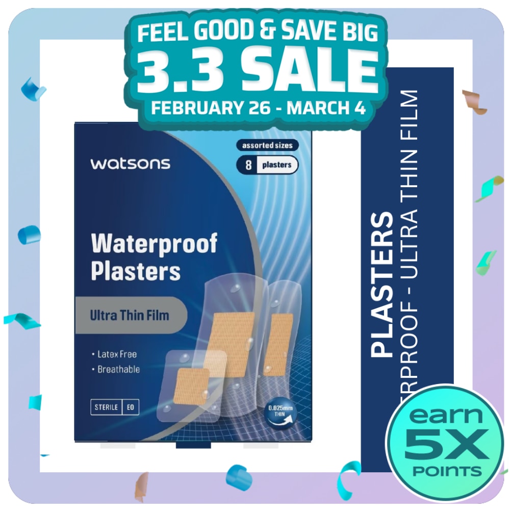 Waterproof Plasters Assorted Size 8s