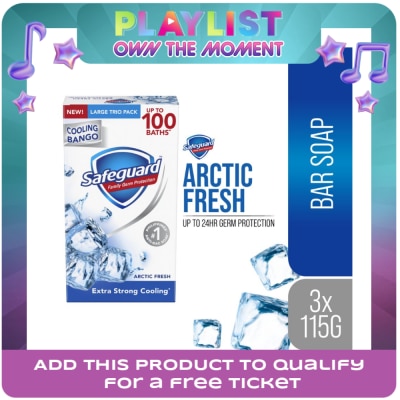SAFEGUARD - SAFEGUARD Bar Soap Arctic Fresh Multipack 115g x 3