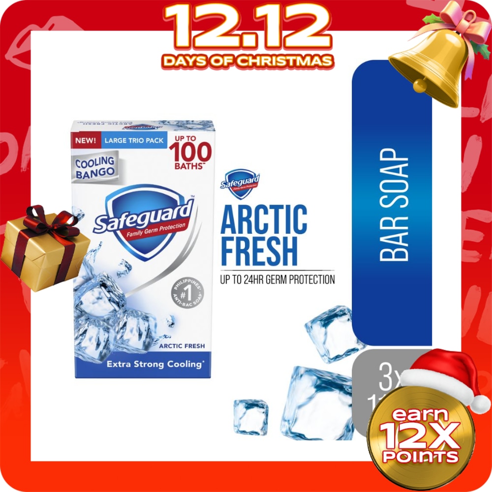 SAFEGUARD Bar Soap Arctic Fresh Tripid 115g