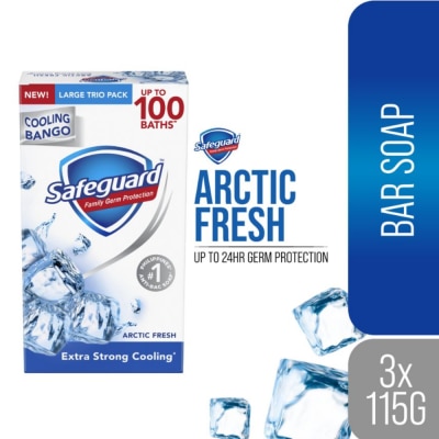 SAFEGUARD - SAFEGUARD Bar Soap Arctic Fresh Multipack 115g x 3