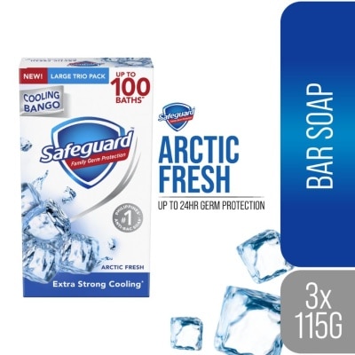 SAFEGUARD SAFEGUARD Bar Soap Arctic Fresh Tripid 115g