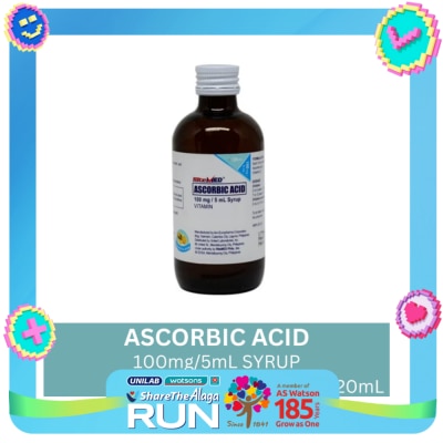 RITEMED Ascorbic acid 100mg/5mL Syrup x120ml