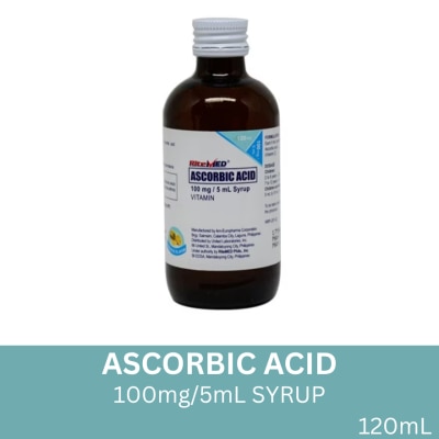 RITEMED Ascorbic acid 100mg/5mL Syrup x120ml