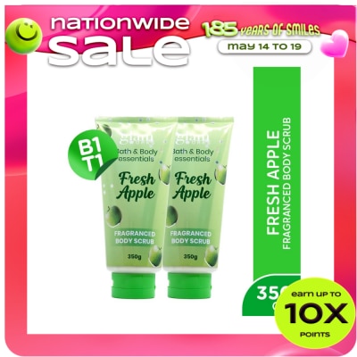 GLAMWORKS - GLAMWORKSÂ&nbsp;Bath & Body Essentials Fresh Apple Scented Cream Body Scrub 350g