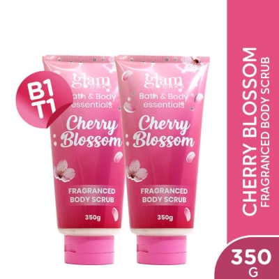 GLAMWORKS - GLAMWORKSÂ&nbsp;Bath & Body Essentials Cherry Blossom Scented Cream Body Scrub 350g