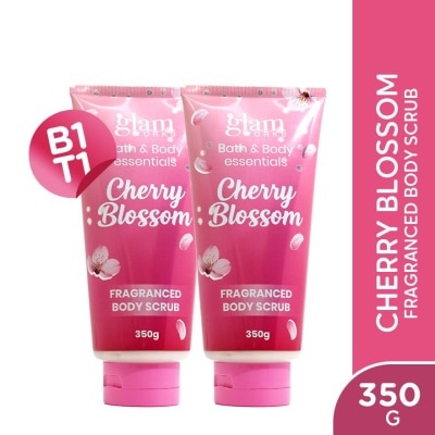 GLAMWORKS Bath & Body Essentials Cherry Blossom Scented Cream Body Scrub 400g