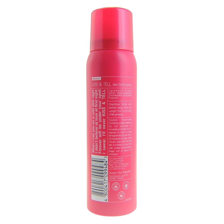 BENCH Kiss And Tell Body Spray 100ml