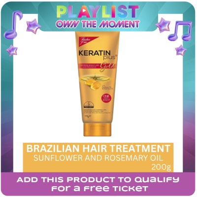 KERATIN PLUS - Intense Brazilian Hair Treatment Gold 200g