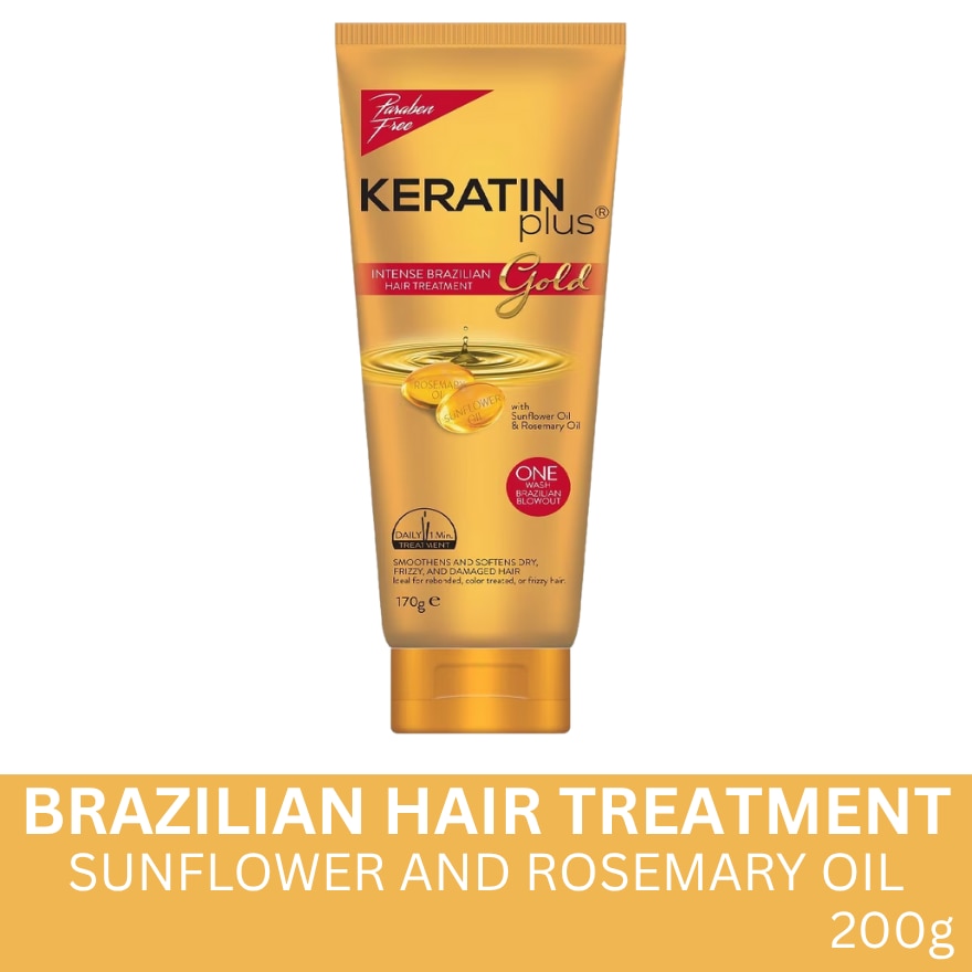 Intense Brazilian Hair Treatment Gold 200g