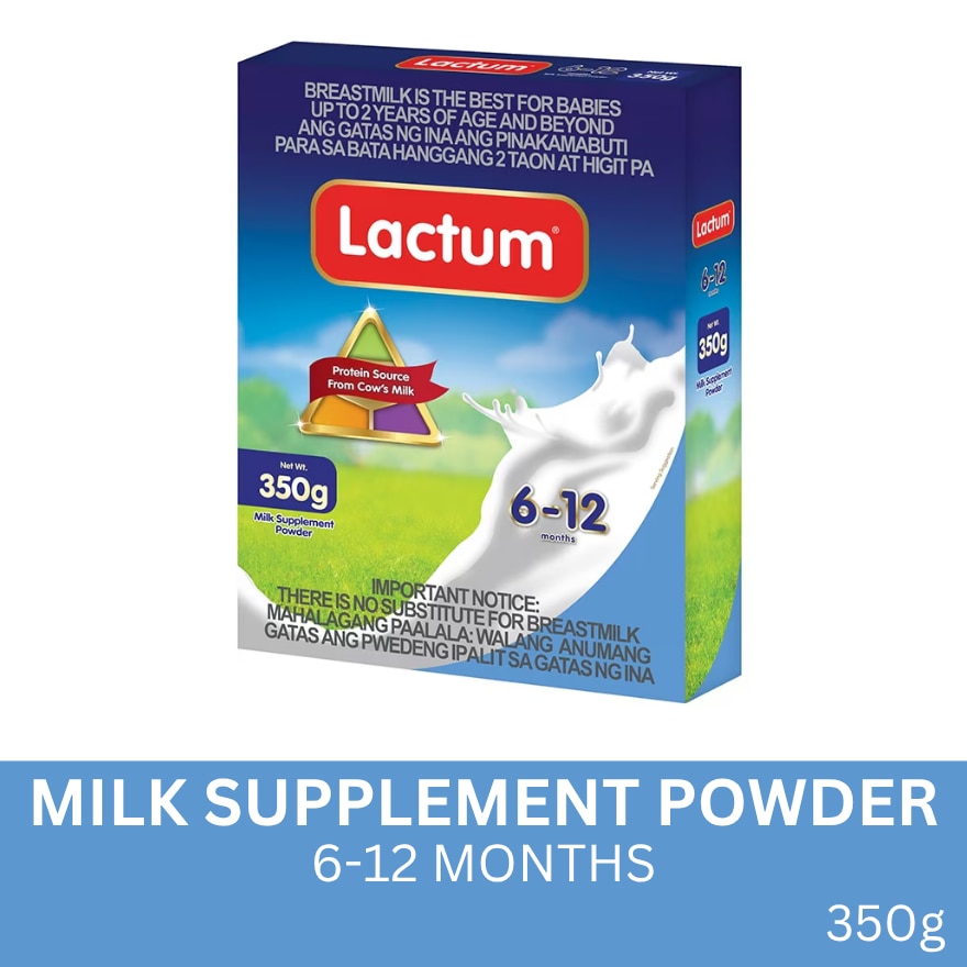 LACTUM Milk Supplement Powder for 6-12 Months Old 350g