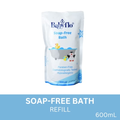 BABYFLO Soap Free Bath Refill 600ml