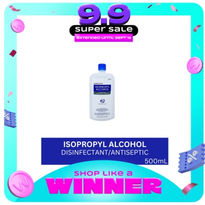 WATSONS - Isopropyl Alcohol 70% Solution Disinfectant/Antiseptic 500mL image