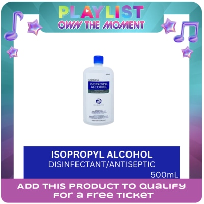 WATSONS - Isopropyl Alcohol 70% Solution Disinfectant/Antiseptic 500mL