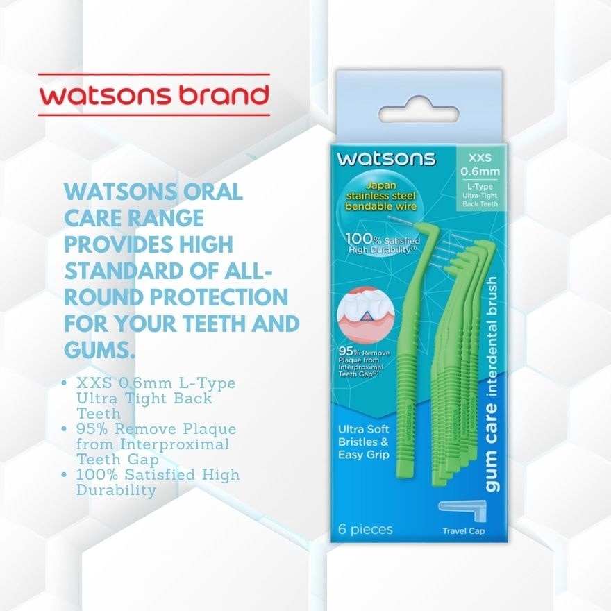 L Type Interdental Brush 0.6mm 6s