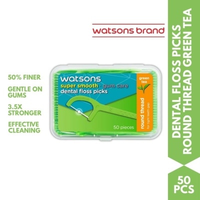 WATSONS Green Tea Thread Dental Floss 50s x 1Box