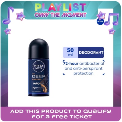 NIVEA - Men Deodorant Deep Espresso Anti-Perspirant Roll-on 50ml