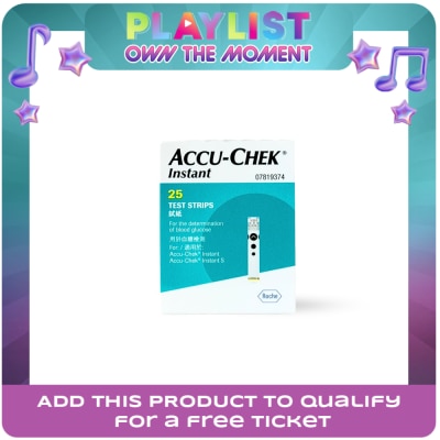 ACCUCHEK - Glucose Instant Test Strips x 25 Strips/Bottle