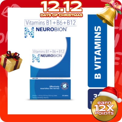 NEUROBION B Vitamins (B1+B6+B12) Tablet 30s   Nerve Care