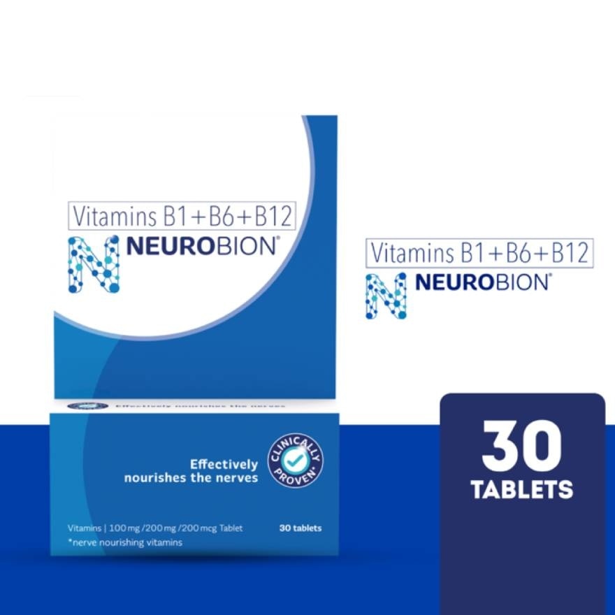 B Vitamins (B1+B6+B12) Tablet 30s Nerve Care