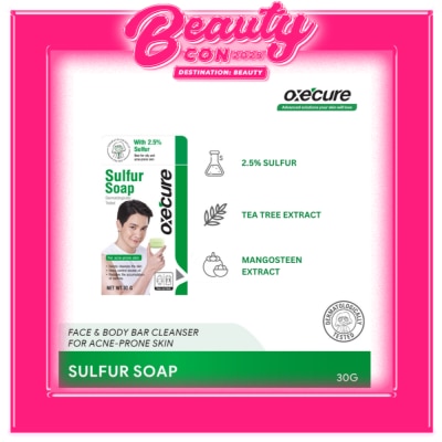 OXECURE Sulfur Bath Soap - 30G