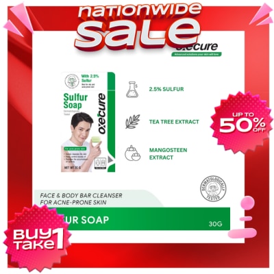 OXECURE Sulfur Bath Soap - 30G