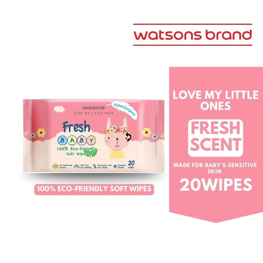Fresh Baby Soft Wipes 20 Sheets
