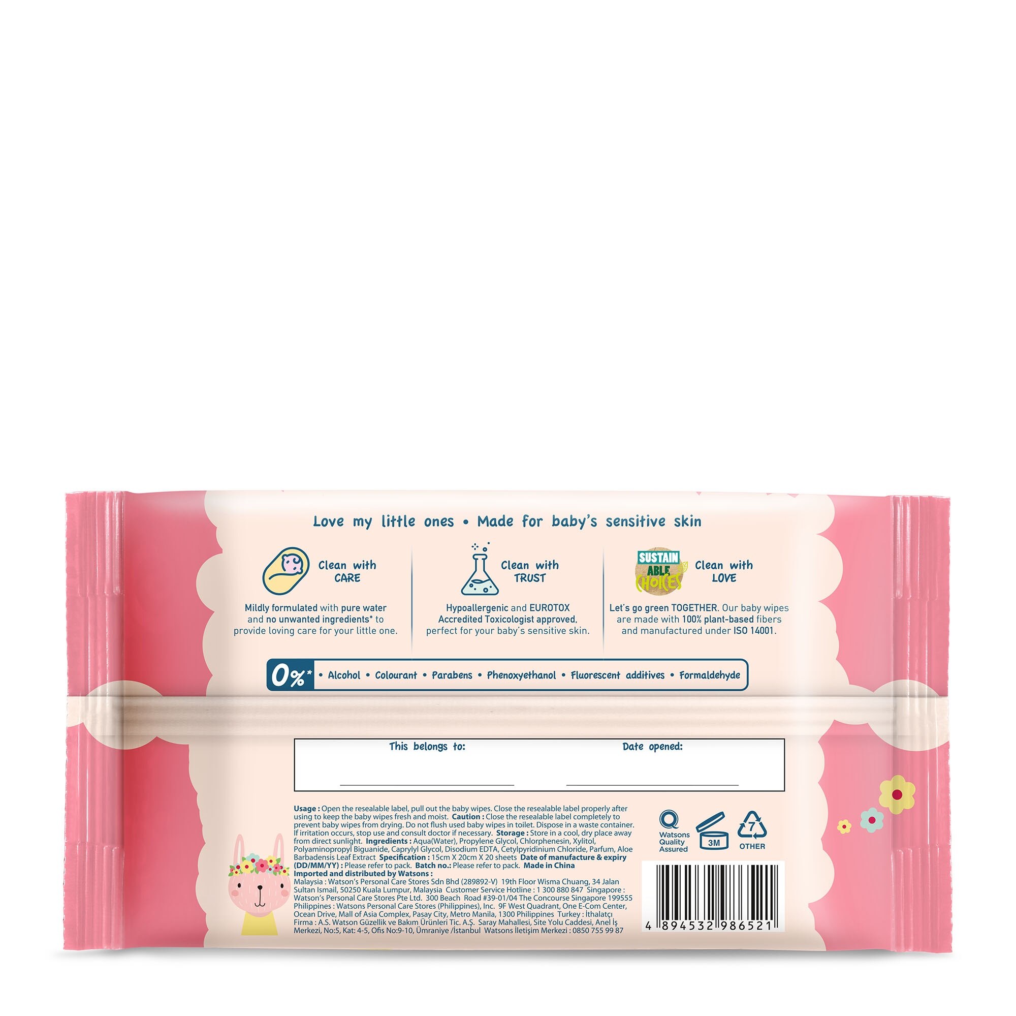 Fresh Baby Soft Wipes 20 Sheets