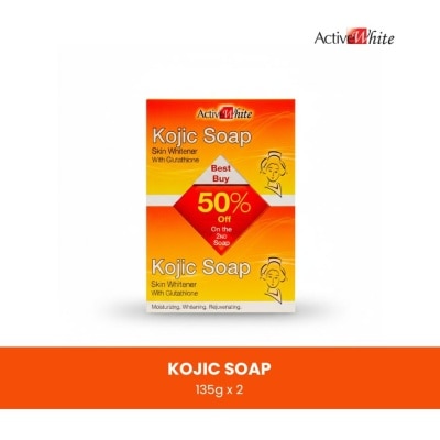 ACTIVE WHITE Kojic Soap 50% off