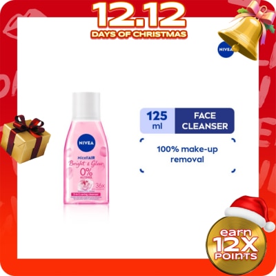 NIVEA Face Cleanser MicellAIR Fair and Glow Micellar Water 125ml