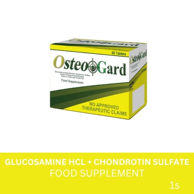 OSTEOGARD Glucosamine HCL + Chondrotin Sulfate 1s
