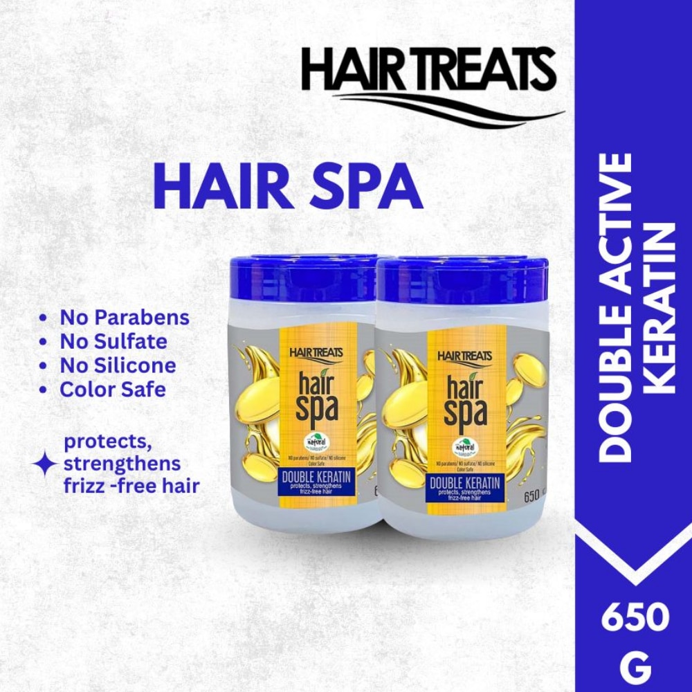 Double Active Keratin Hair Spa 650g