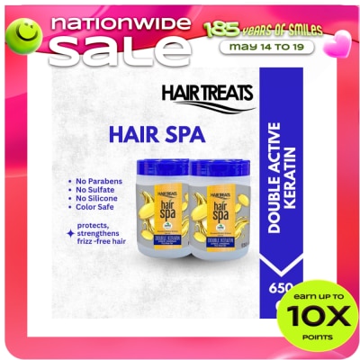 HAIR TREATS - Double Active Keratin Hair Spa 650g
